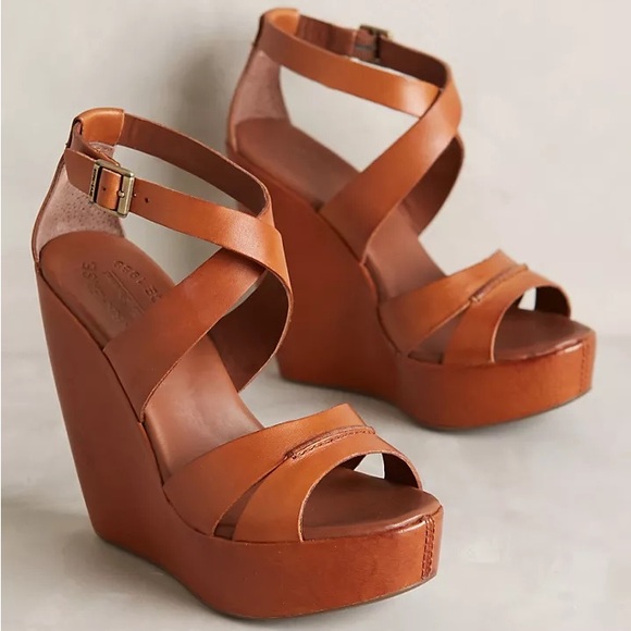Kork-Ease Gracen Wedges (Cognac / Brown Color) - Picture 1 of 7